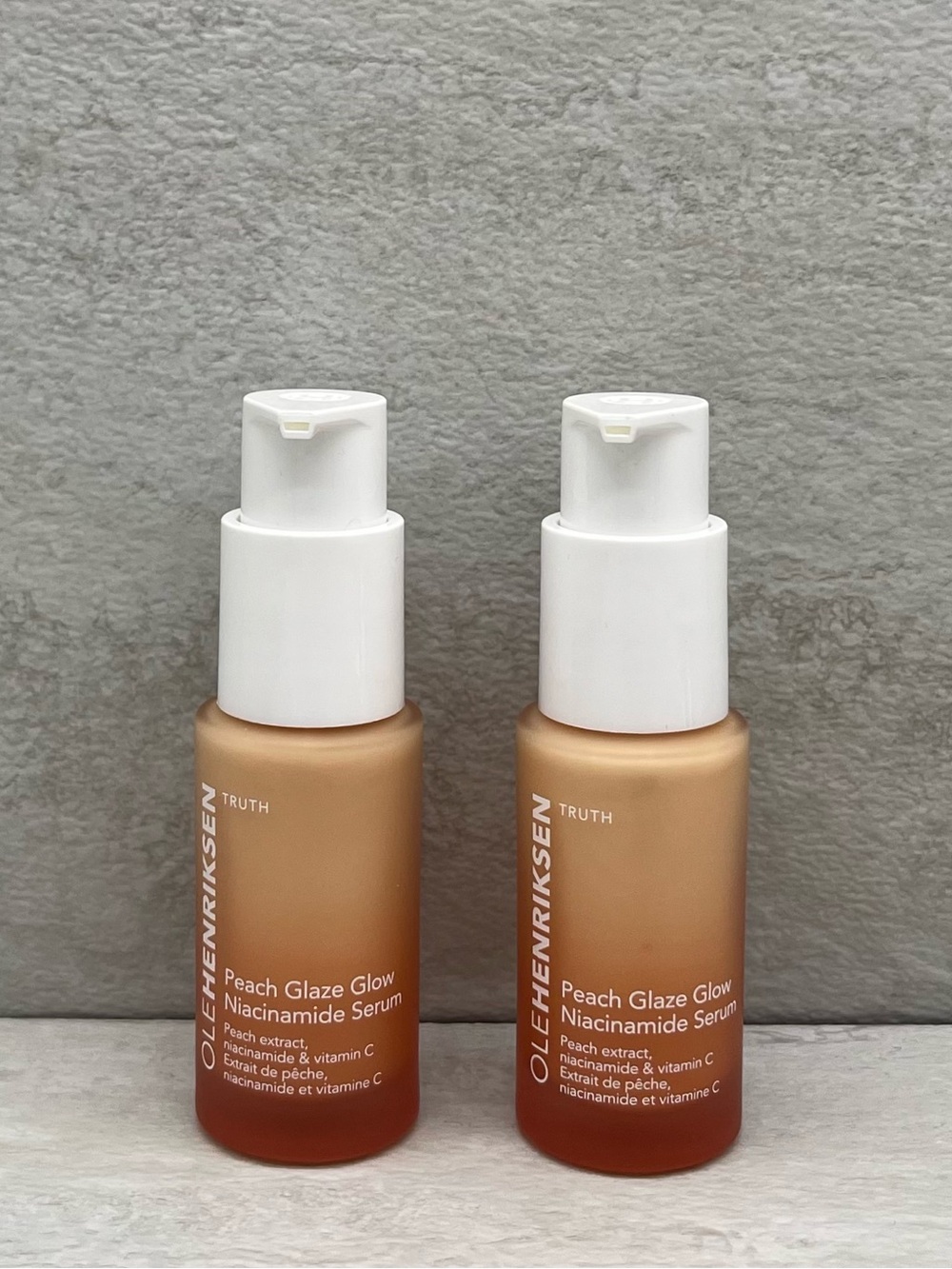 ⭐️ Two Ole Henriksen Peach Glaze Glow Niacinamide Serums 🍑